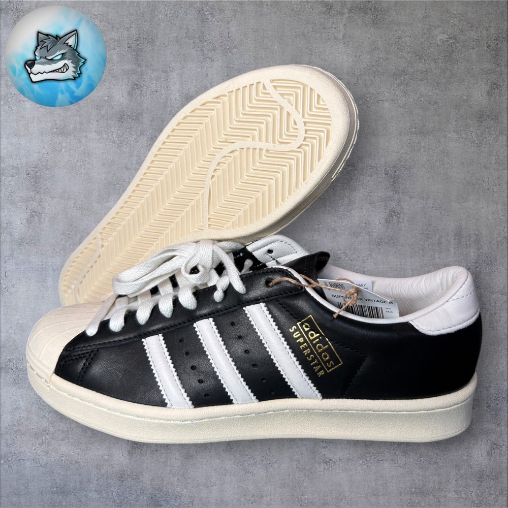 adidas Originals Superstar Vintage Made in Germany Black Men's Size 5.5 JI3139